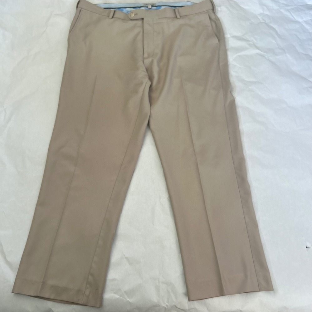 Peter Millar Mens Khaki Tan Golf Dress Performance Pants‎ Chinos eb78 38x30